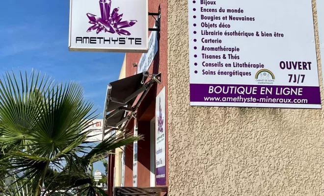 Boutique de bien-être, Sainte-Marie-la-Mer, Amethys'te